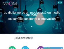 Tablet Screenshot of imacom.com.pe